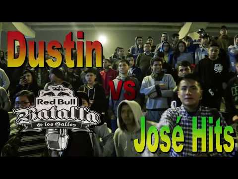 Jose Hits vs Dustin - Final Activacion Red Bull RapStyle 2017