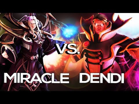 9k Miracle- vs. 8k Dendi SUNSTRIKE MADNESS Dota 2