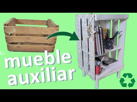 Como hacer un mueble auxiliar reciclando un cajón de madera