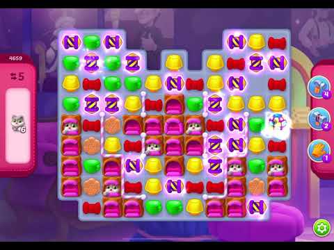 HomeScapes Level 4659 no boosters (14 moves)