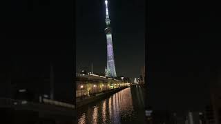 浅草からスカイツリーまでのオシャレなスポット！夜景が綺麗 #shorts