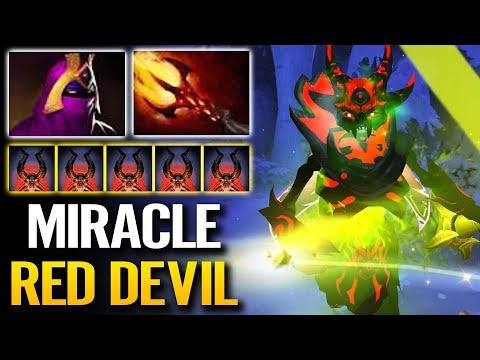 NEW Red Pugna Devil Set - Miracle Pugna Mid 31 Kill EZ Ranked Game Dota 2