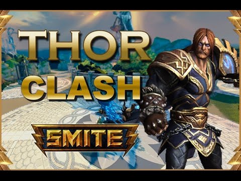 SMITE! Thor, Ultis locos y poke extremo xD! Clash #6