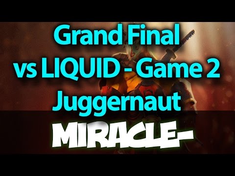 Full Miracle's Perspective Juggernaut vs LIQUID Game 2 Grand Final - Rage Dota 2 Gameplay