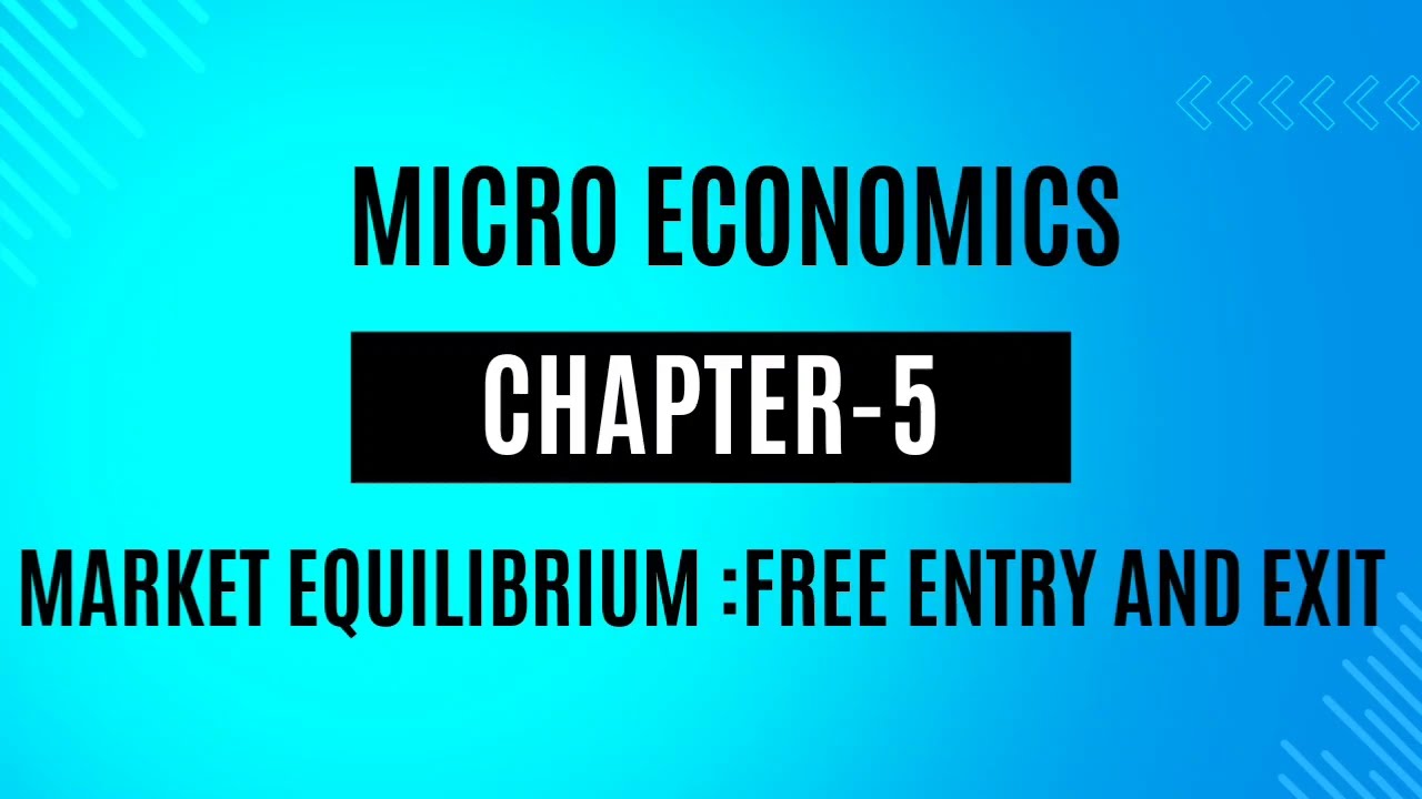 Plus two economics #microeconomics # Market equilibrium: free entry and exit #simple explanation 🔥