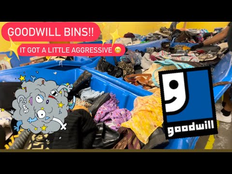 Let’s Go To Goodwill Bins! The Bins Were A Little Aggressive Today 😨 Thrift With Me In Minnesota!