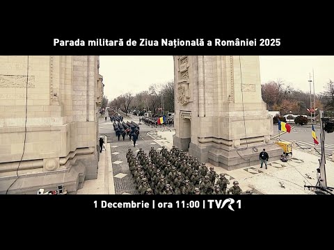 Parada militară de Ziua Naţională 2025 de la Arcul de Triumf | LIVE TVR1