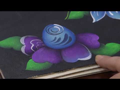 Mulher.com - 24/06/2016 - Pintura coração mexicano na madeira - Mara Fernandes PT2