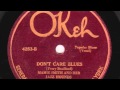 Don't Care Blues [10 inch] - Mamie Smith and Her Jazz Hounds