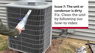 Carrier Central Air Conditioner Not Working or Cooling: Troubleshooting