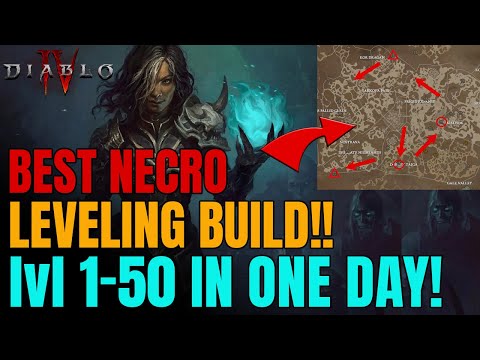 FASTEST Necromancer 1-50 Leveling Builds & BEST Codex ROUTE For EACH ACT!!