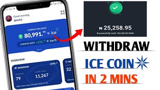 How To Withdraw Ice Coin | Withdraw  From Ice Mining App | Ice Token Withdraw