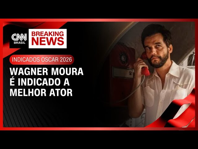 Oscar 2026: Wagner Moura é indicado ao prêmio de melhor ator | LIVE CNN