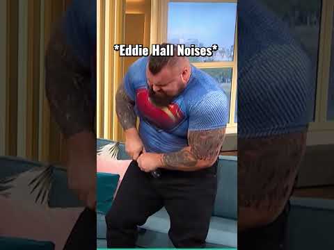 Eddie Hall Bends A Frying Pan #thismorning