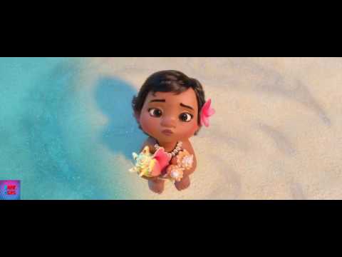 MOANA Baby Moana Finding The Heart Of Te Fiti 2016 (1/5) DopeClips