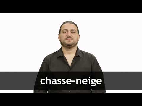 How to pronounce CHASSE-NEIGE in French