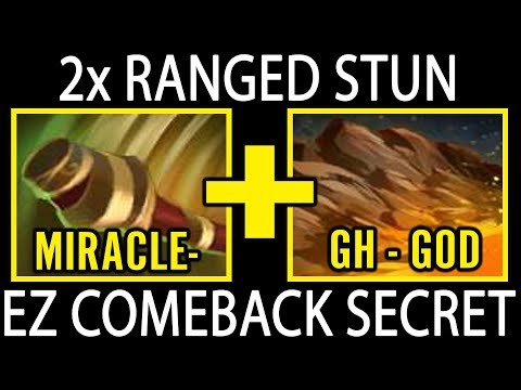 Intense! 2x Ranged Stun MK Miracle + ES Gh.God Ez comeback Secret vs Liquid Dota 2