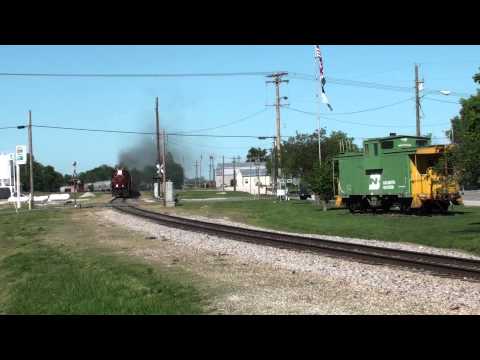 Arkansas & Missouri Railroad C420 #58 leads the Monett Turn at Exeter, Missouri