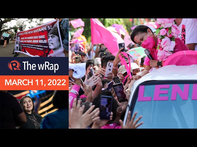 Threat vs Robredo sparks concern | Evening wRap