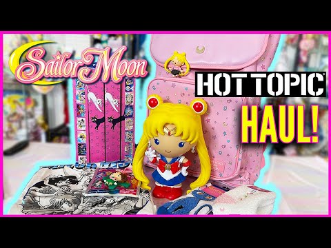 Mystery Poster Unboxing! Hot Topic Sailor Moon Summer 2021 Haul! Coin Bank, Backpack & Apparel!