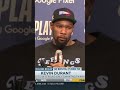 Kevin Durant says he has "no regrets" on how the Nets season ended #shorts