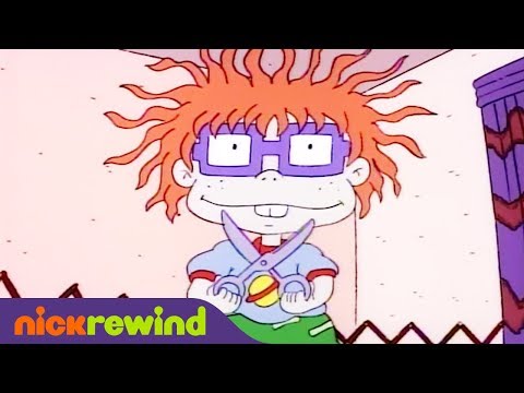 Chuckie Cuts Chaz's Hair | Rugrats | Nicktoons