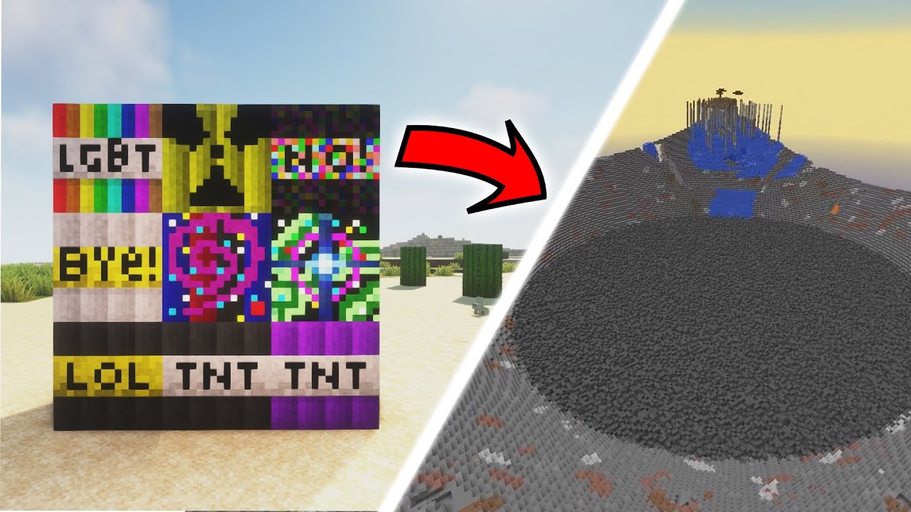 นี่คือระเบิดที่แรงที่สุดใน Minecraft - minecraft mod tnt