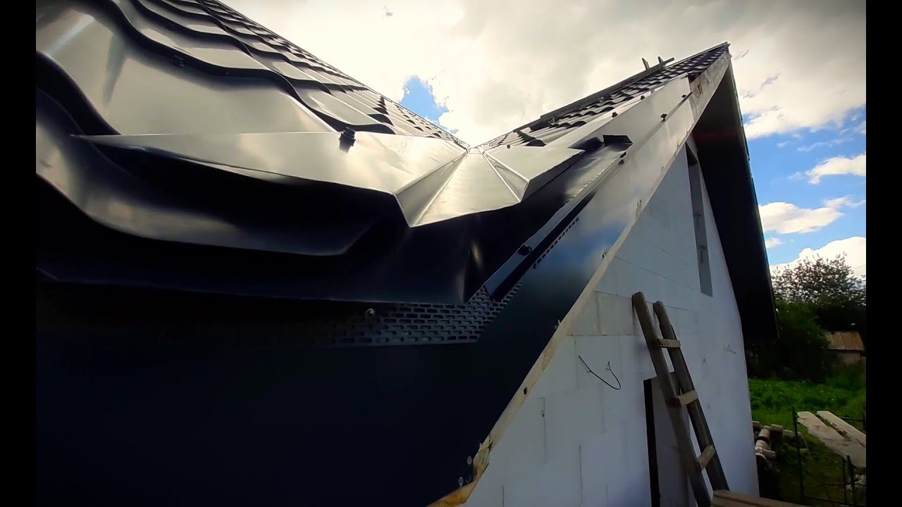 Карнизы из профлиста.