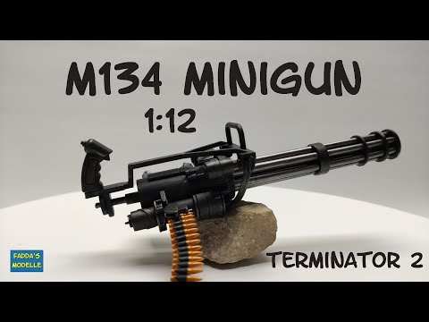 M134 Minigun - wie/like in Terminator 2 - 1:12 (1:6")