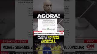🚨MORAES SUSPENDE VISITA DE TODOS OS FILHOS A BOLSONARO #shorts