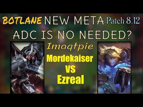 Imaqtpie | MORDEKAISER vs EZREAL | MORDEKAISER Adc | Challenger Gameplay | Patch 8.12
