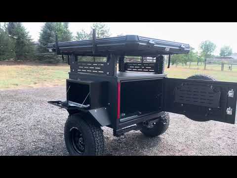 Compact Off-road/Overland Tent Trailer with Spacious Roof-Top-Tent