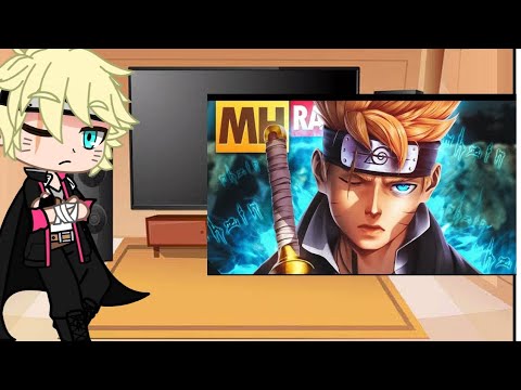 Amigos do Boruto reagindo ao rap tipo Boruto (Boruto two blue vórtex)