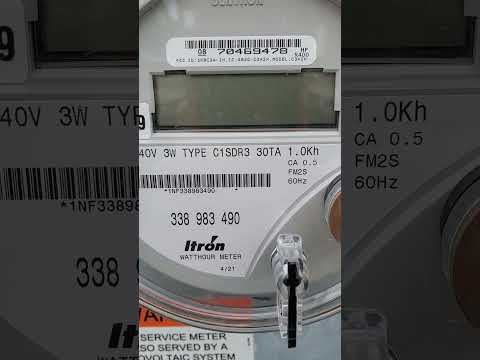 New Itron Watt Hour Meter explained