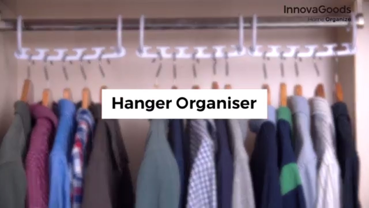 InnovaGoods Taupanti vietą pakabų kabykla 40 elementų (24 dalys)