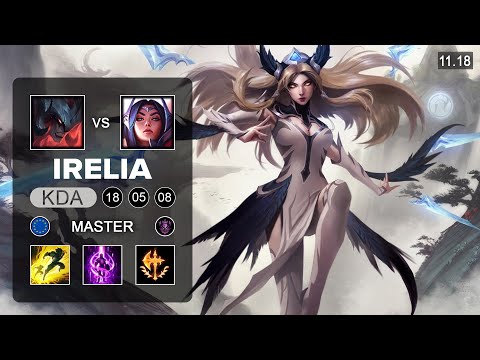 Nuguri Irelia Top vs Aatrox - EUW Master - Season 11 Patch 11.19