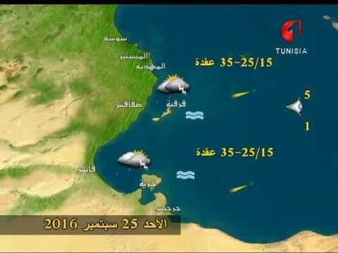 النشرة البحرية ليوم 24 / 09 / 2016