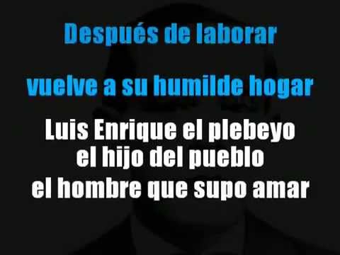 El Plebeyo - Felipe Pinglo Alva - Karaoke
