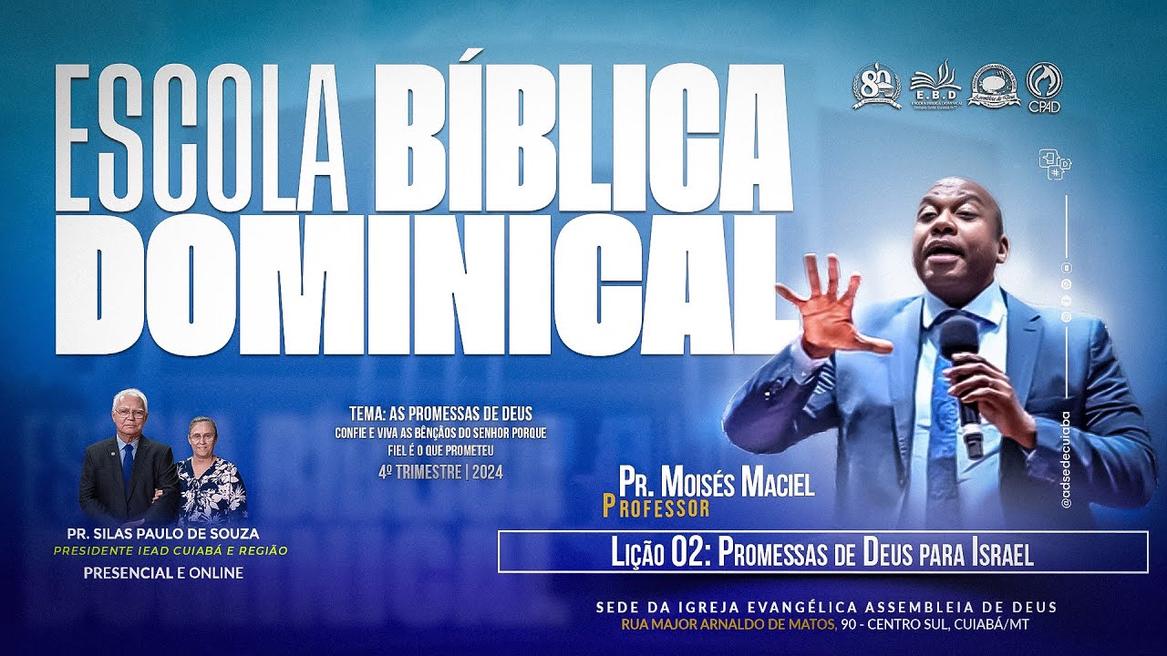 AO VIVO | ESCOLA BÍBLICA DOMINICAL (EBD) | 13/10/2024