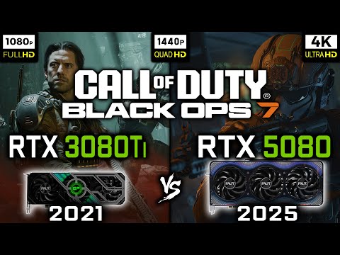 RTX 3080 Ti vs RTX 5080 in Call of Duty: Black Ops 7 | 1080p, 1440p, 4K