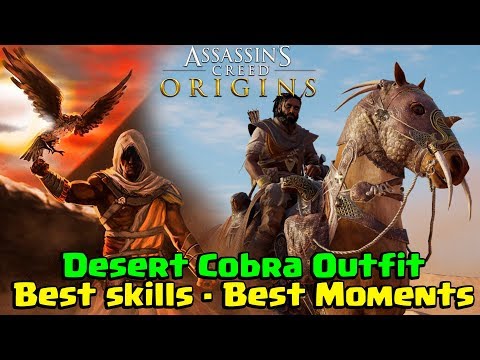 Assassin's creed Origins - Desert Cobra Outfit - IT'S AMAZING Gameplay