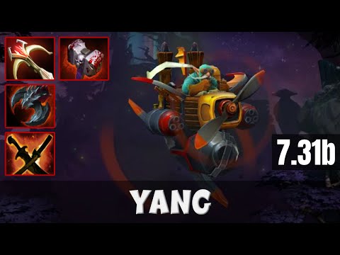 YANG GYROCOPTER BOTTOM LANE | DOTA 2 PATCH 7.31B PRO GAMEPLAY