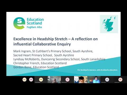 SLF online 2021 Excellence in Headship Stretch – A reflection on influential Collaborative Enquiry