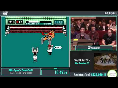 AGDQ 2015 Mike Tyson's Punch-Out!! - Speed Run (22:07) by Sinister1
