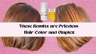 These Results Are Priceless!! Copper/Auburn Hair Color Transformation + Bob Cut/Silk Press