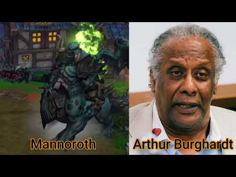 Character and Voice Actor -  Warcraft III Reforged - Mannoroth - Arthur Burghardt