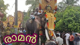 തെച്ചിക്കോട്ടുകാവ് രാമചന്ദ്രൻ വട്ടിരിങ്ങൽ കാവിൽ. Thechikottukave Ramachandran vittiringal kave.