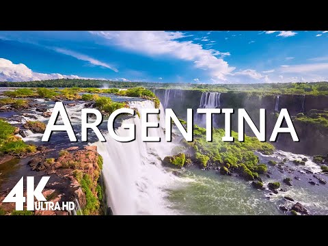 FLYING OVER ARGENTINA (4K UHD) - Relaxing Music With Stunning Beautiful Natural Video For Reading