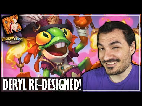 DERYL RE-DESIGN SEEMS GOOD! - Hearthstone Battlegrounds