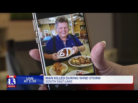 Man killed during wind storm
